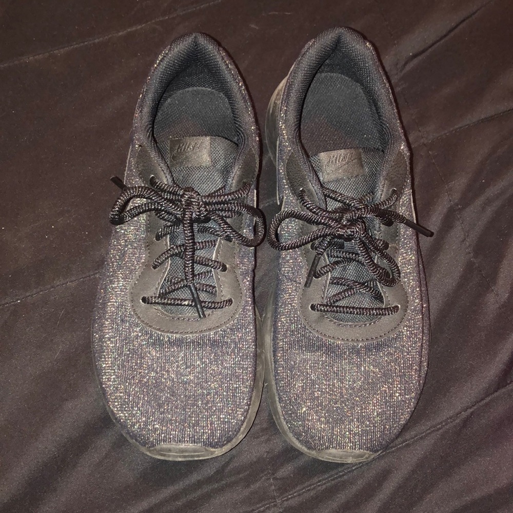 Black Sparkly Nike Tennis